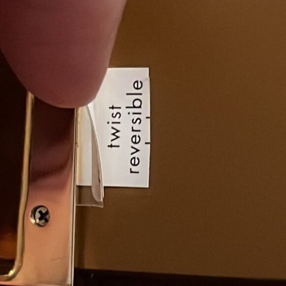 NWOT Michael Kors Signature‎ Leather MK Gray, then Brown Reverseable Belt 36” - Picture 9 of 13